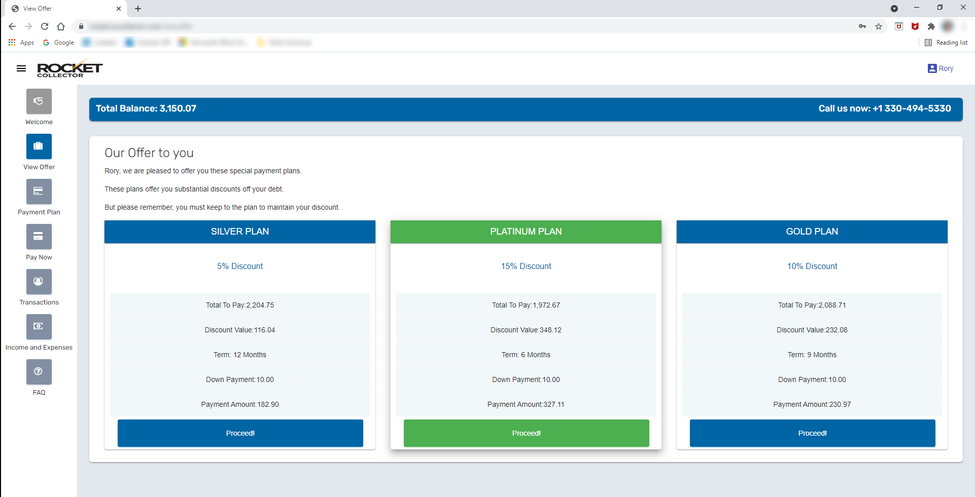 screenshot of Rocket Collector